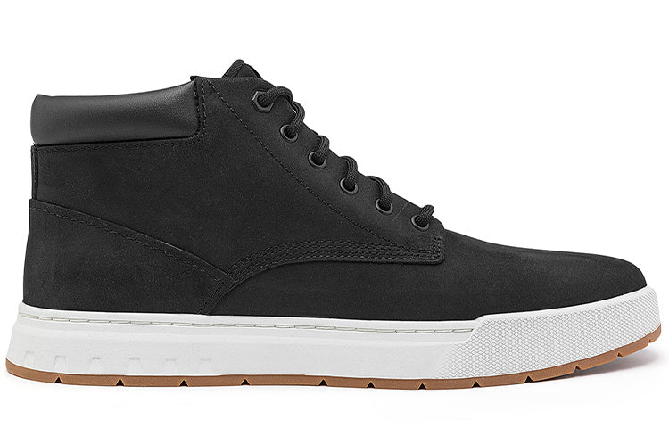 Timberland Maple Grove Wide Fit Leather Chukka Boots 'Black' A5PSGW