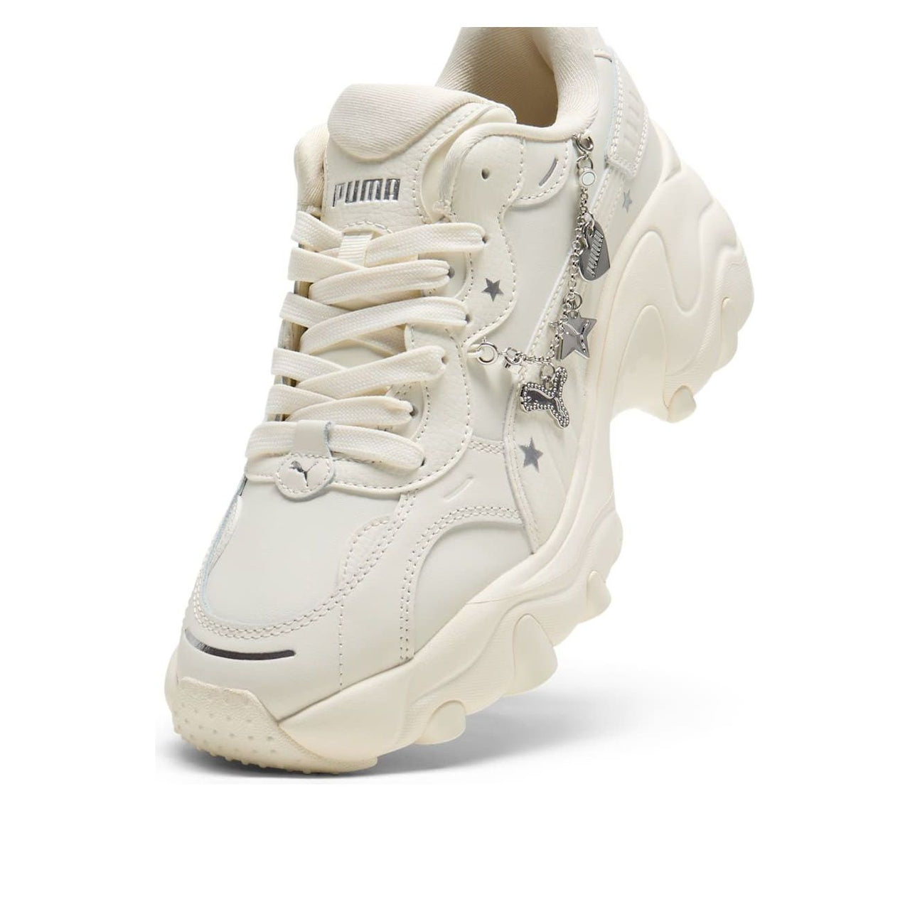 (WMNS) PUMA Pulsar Wedge 'Chain White' 400491-01