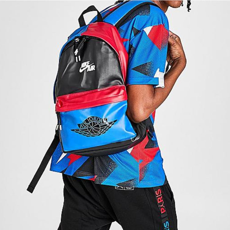 Air Jordan 1 Backpack 'Blue Red Black' 9A0390-RK2