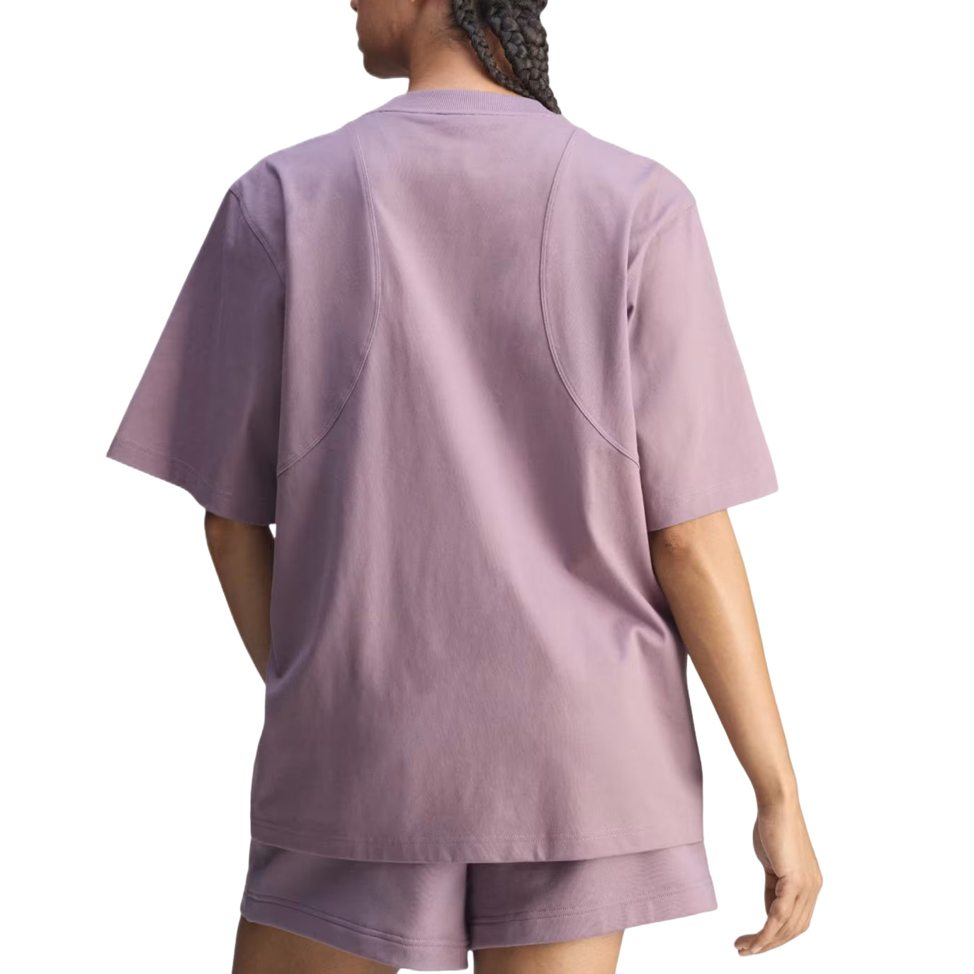 (WMNS) adidas x Stella McCartney Loose T-Shirt Asia Sizing 'Legacy Purple' KC8824
