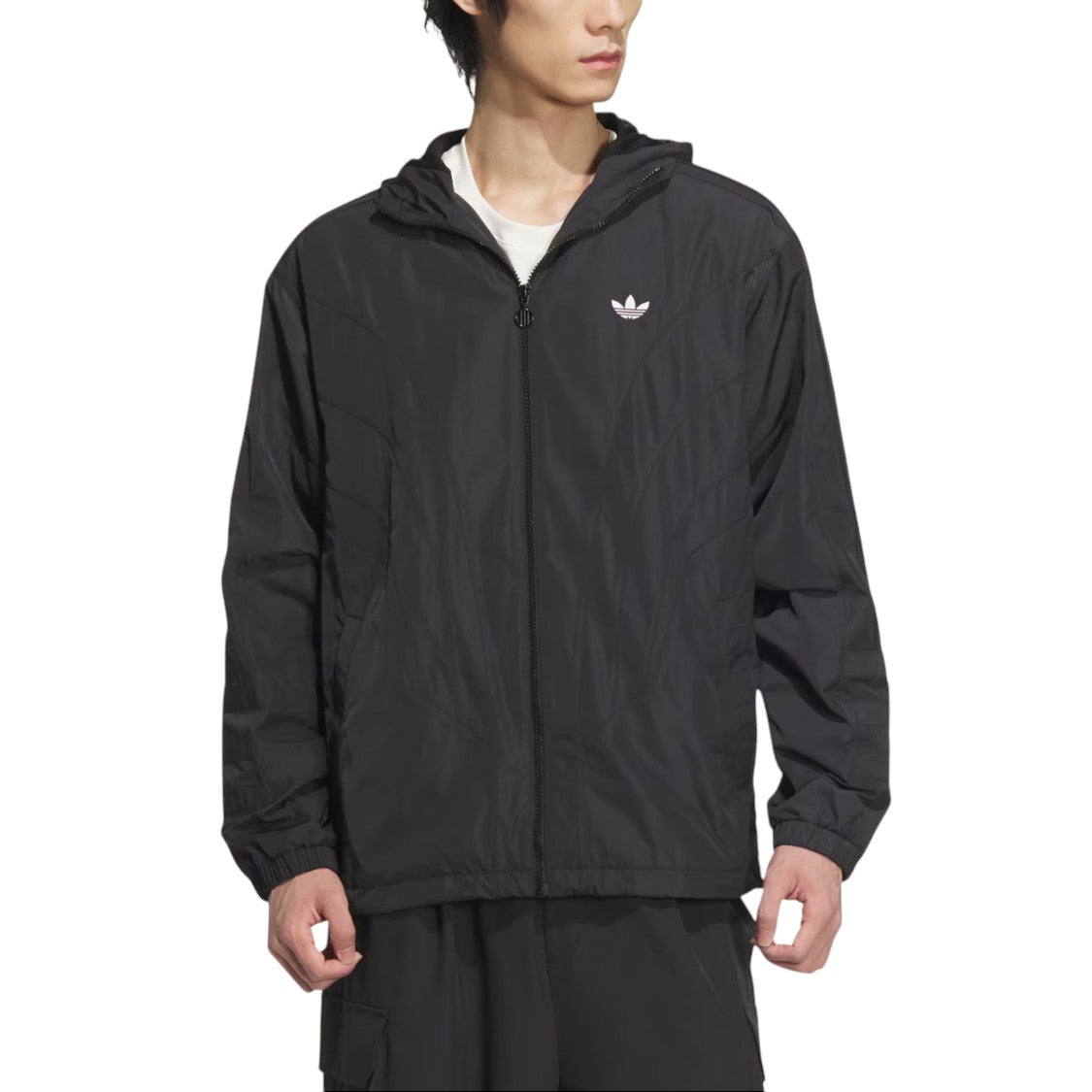 adidas Alanta Windbreaker Asia Sizing 'Black' JD6392