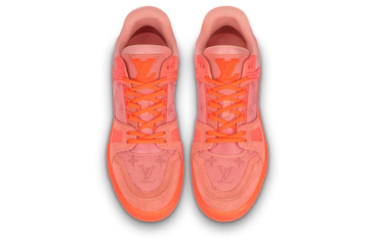 LOUIS VUITTON x Virgil Abloh Trainer Sneakers 'Virgil Peach' 1A8KCS