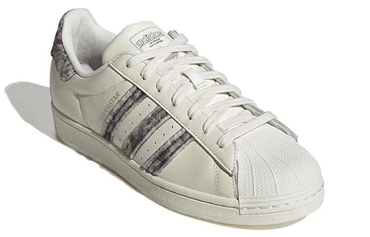 adidas originals Superstar Wear-resistant Non-Slip Casual Skateboarding Shoes Unisex Gray H03415
