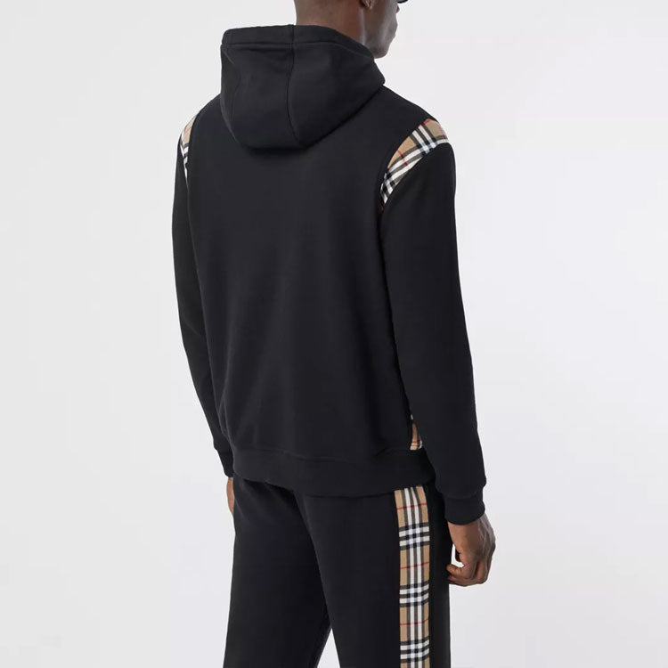Burberry Vintage Check Splicing Male Black 80262721