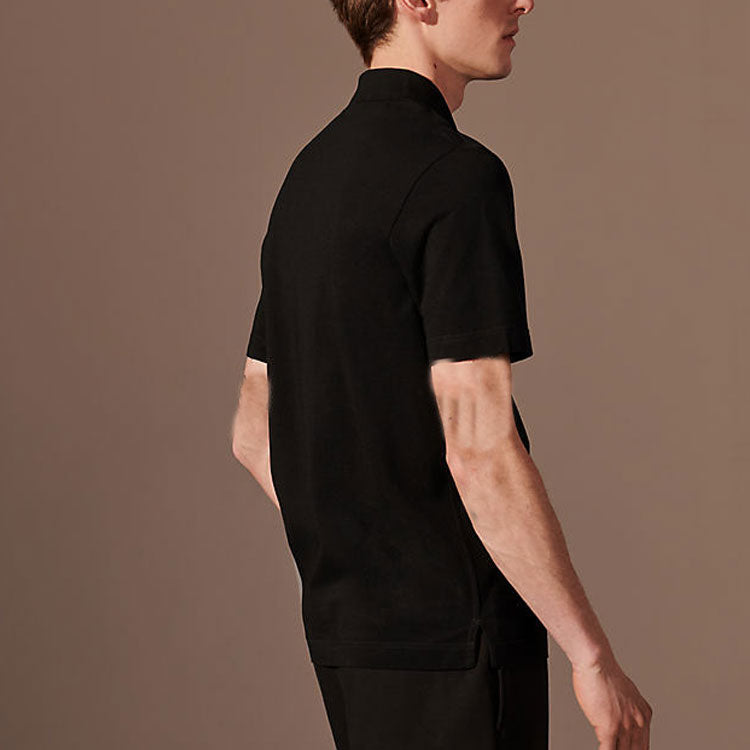 HERMES SS23 Polo Shirt 'Black' H072325HA023