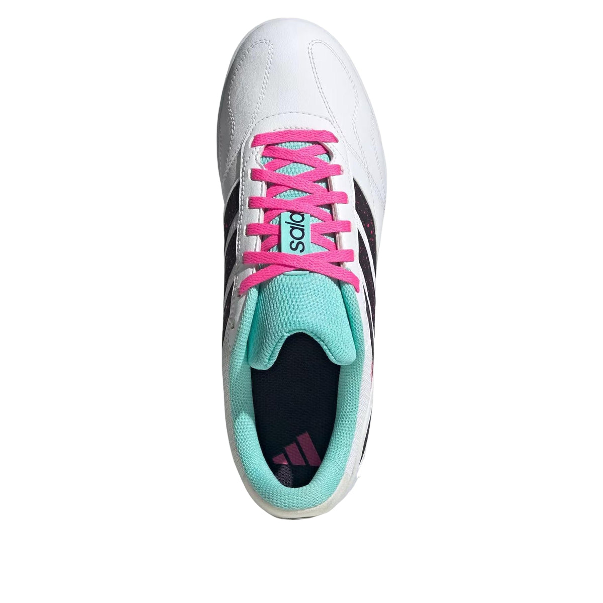 adidas Super Sala Competition 3 Indoor 'Cloud White Aurora Black Flash Aqua' JR5397