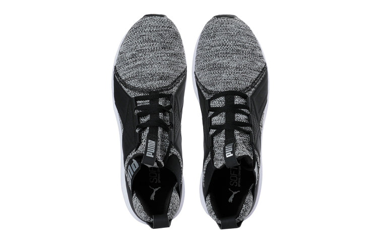 PUMA Enzo Knit Low Top Running Shoes Grey/Black 191635-04