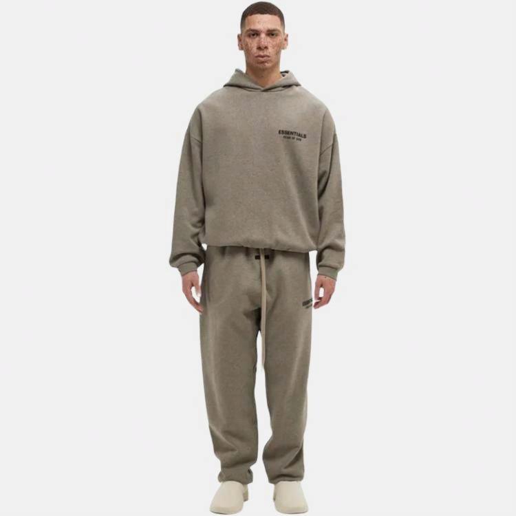 Fear of God Essentials Fleece Hoodie II 'Heather Grey' 192HO246259F