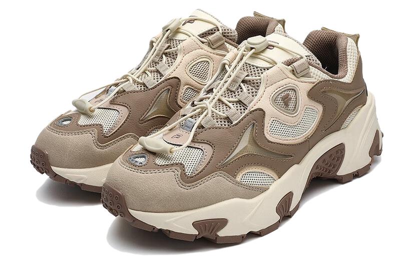 (WMNS) FILA FUSION Sport Sneakers 'Brown White' T12W341601FAC
