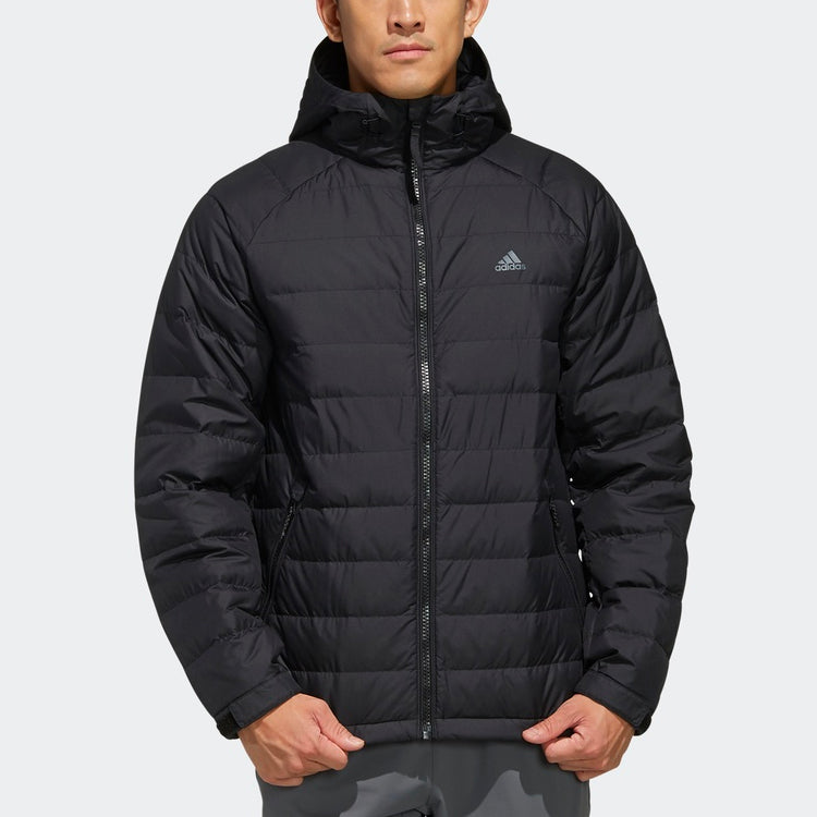 adidas Climawarm Hoodi Outdoor Stay Warm hooded down Jacket Black EH4014