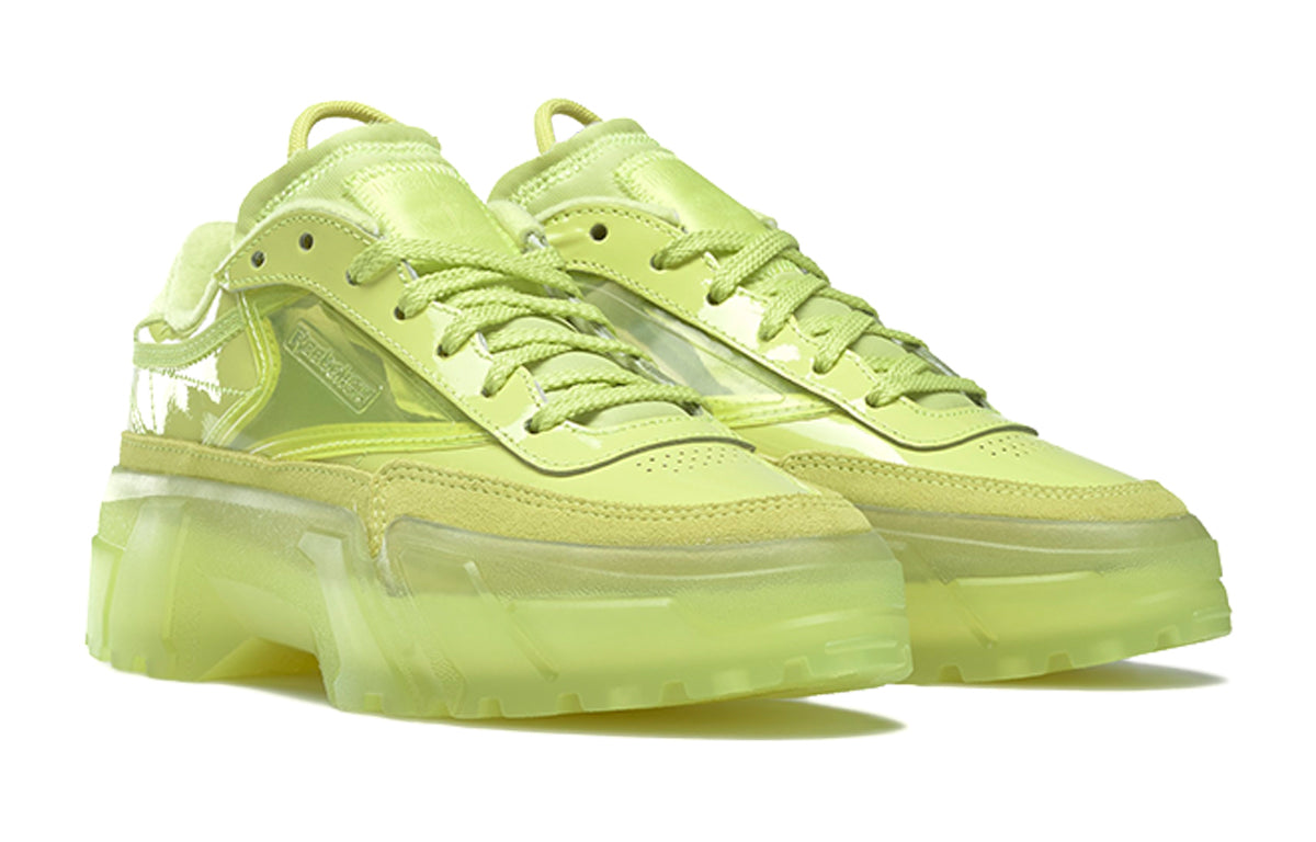 (GS) Reebok Cardi B x Club C J 'High Vis Green' H02528