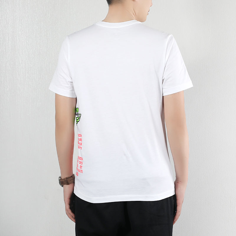 Air Jordan Label Sports short sleeve Men White AQ3847-100