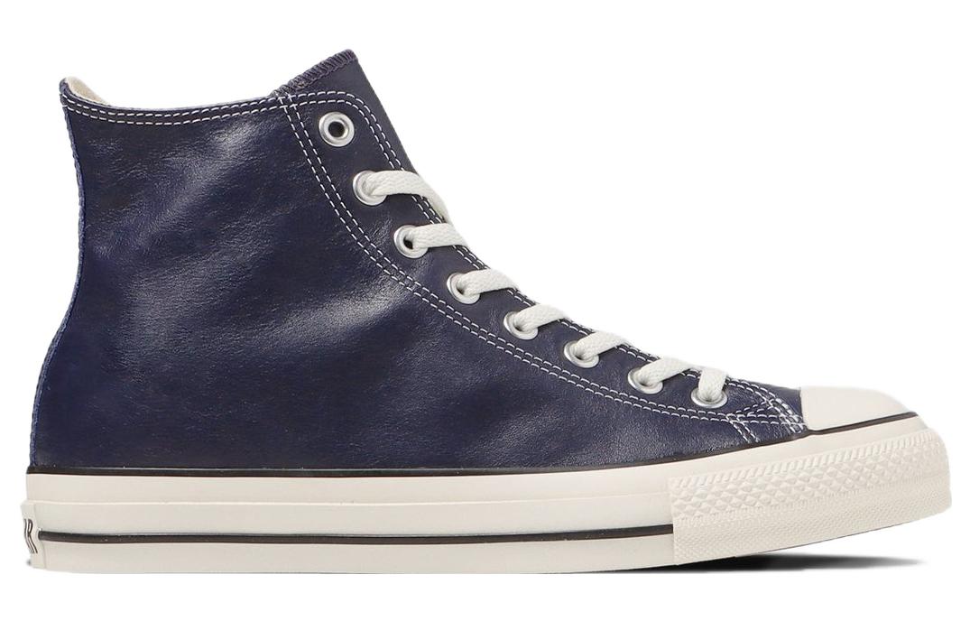Converse All Star Olive Green Leather High Top 'Navy' 31308270