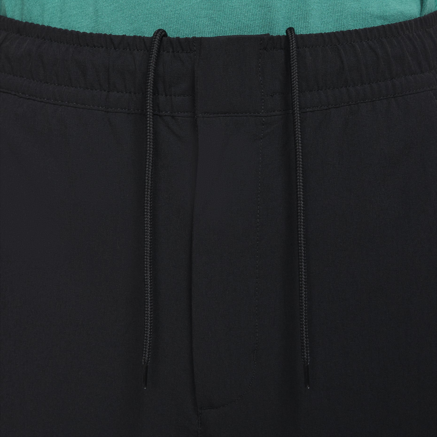 Men's Nike SportswearCommuter Elastic Waistband Woven Solid Color Sports Pants Black DM6622-010