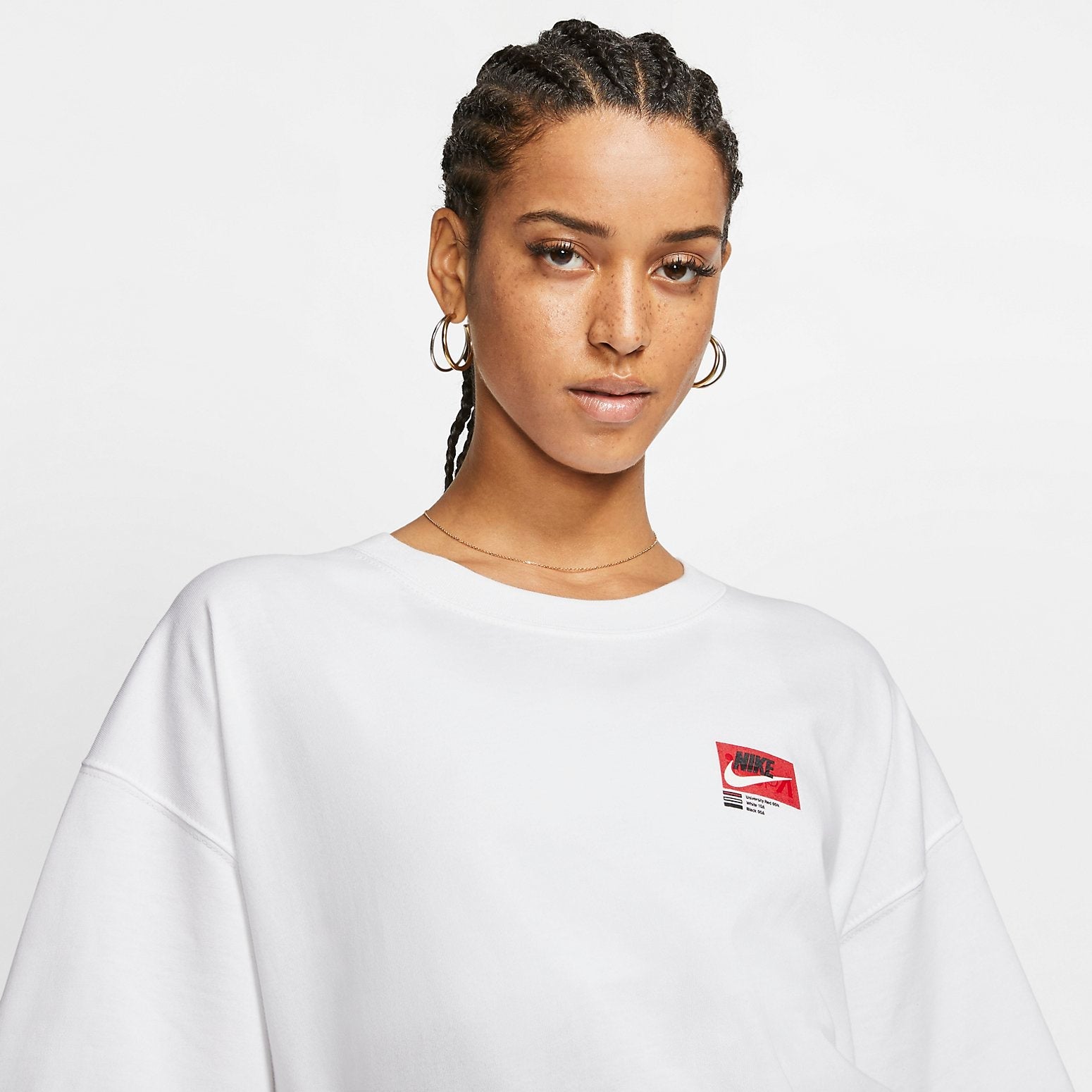 Nike ISPA Logo Tee 'White University Red' CT8420-100