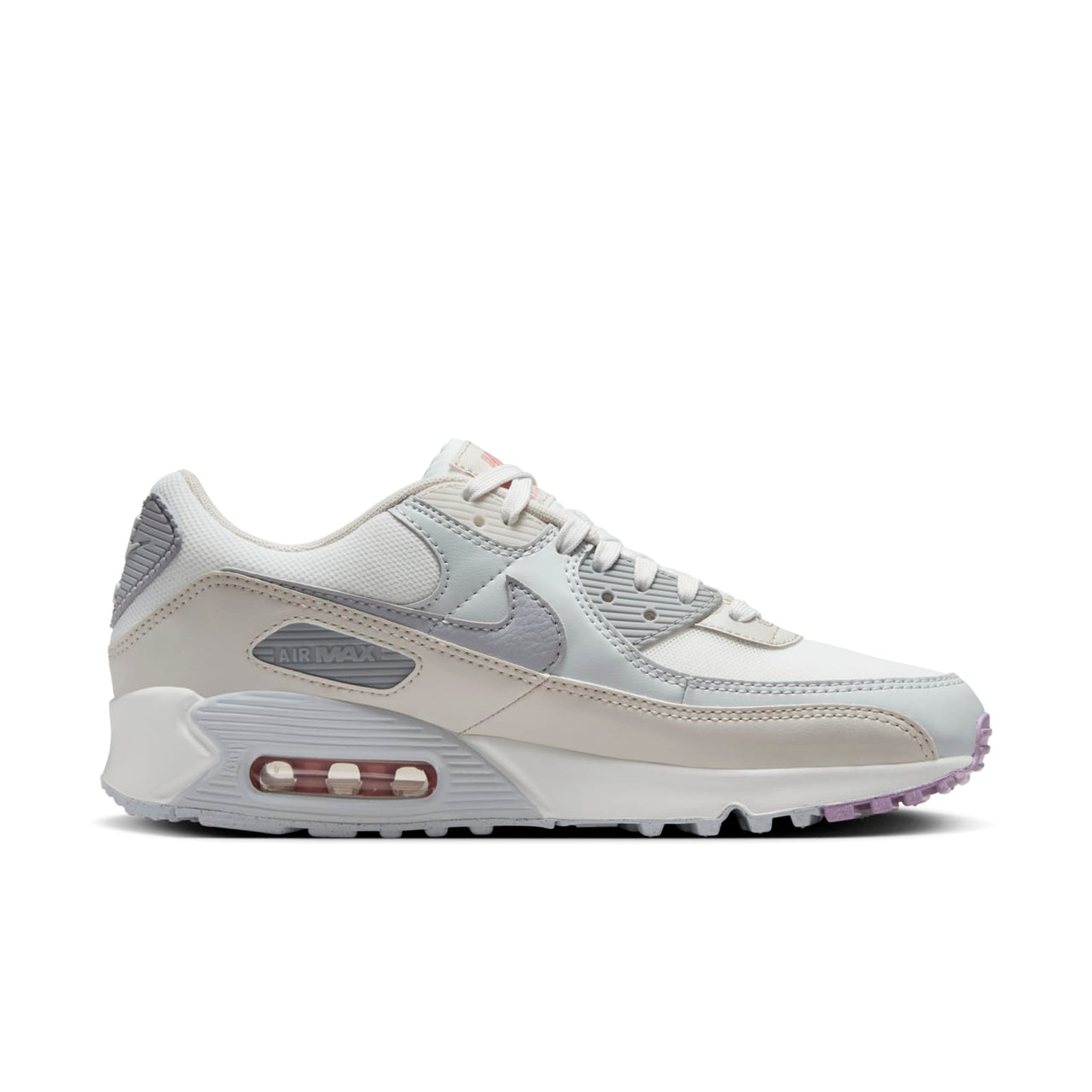 (WMNS) Nike Air Max 90 'Summit White Pure Platinum' DH8010-107