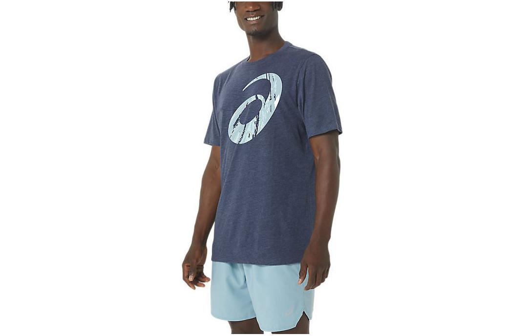 ASICS Polar Winter T-shirt 'Peacoat Heather' 2033B780-404
