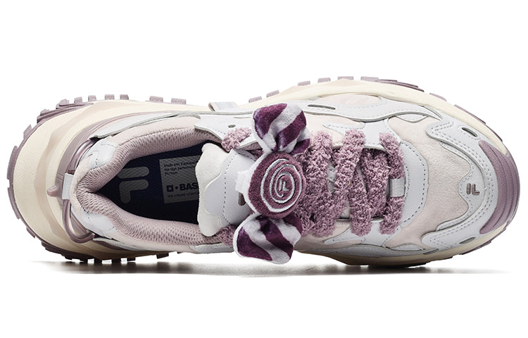 (WMNS) FILA FUSION Bianco Sneakers 'White Purple' T12W241301FLL