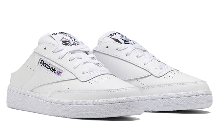 (WMNS) Reebok Club C 85 Mule Slip-On Shoes White FX4219