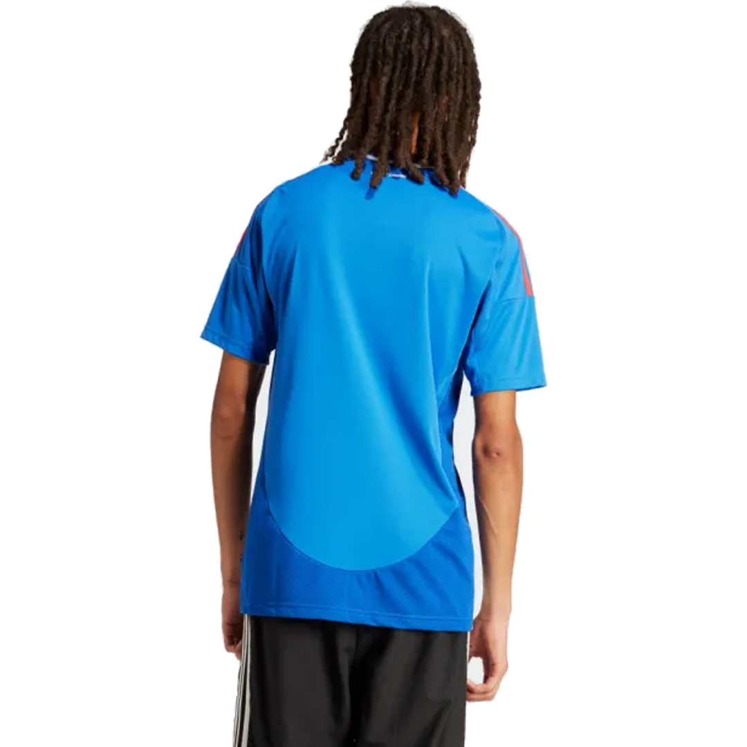 adidas Italy 24 Home Soccer Jersey Asia Sizing 'Blue' IN0657