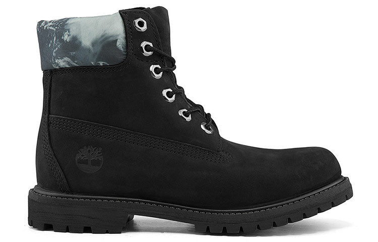 Timberland Premium 6-inch Waterproof Wide-Fit Boot 'Black Nubuck' A2ESHW