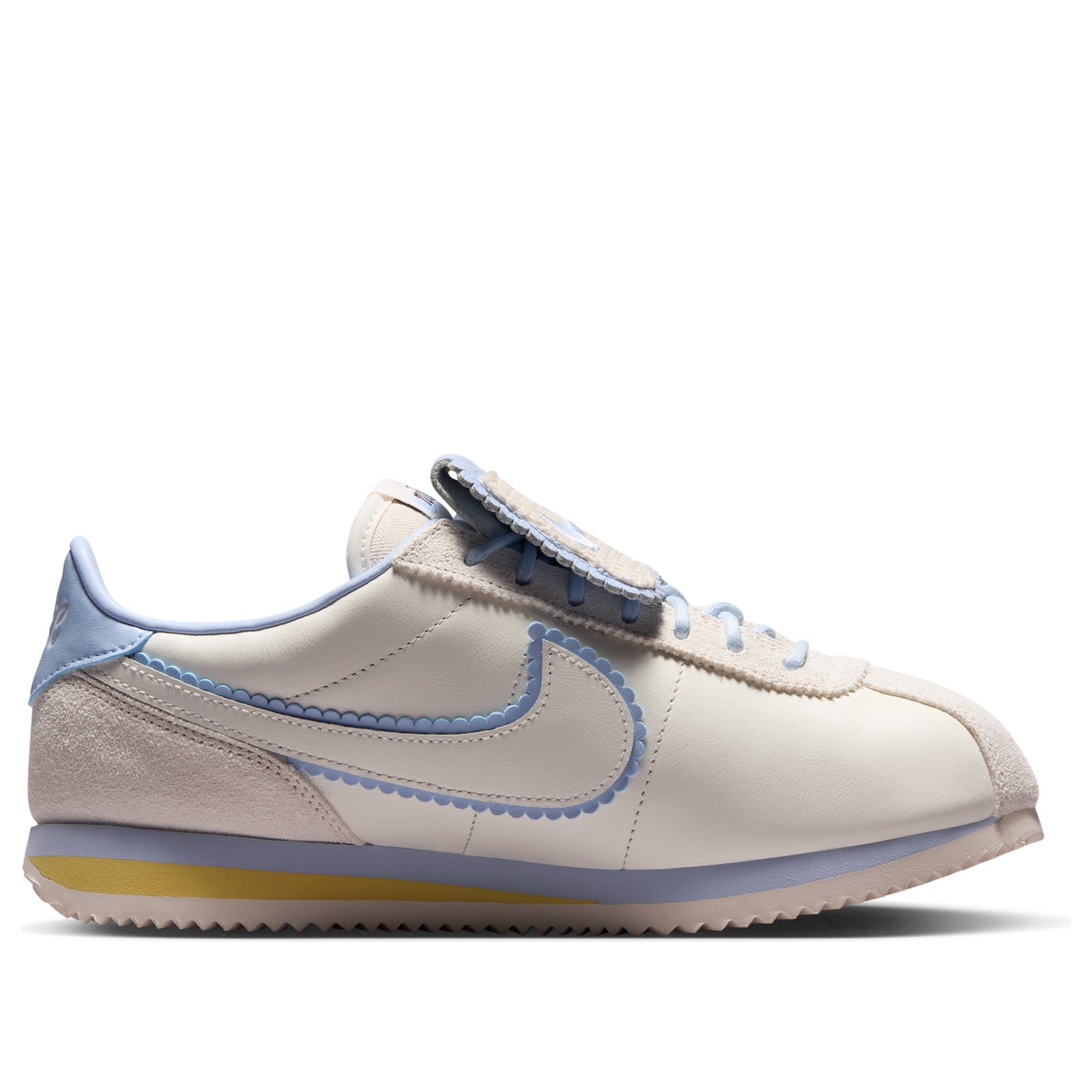 (WMNS) Nike Cortez 'Sail Soft Yellow Hydrogen Blue' IW6363-117