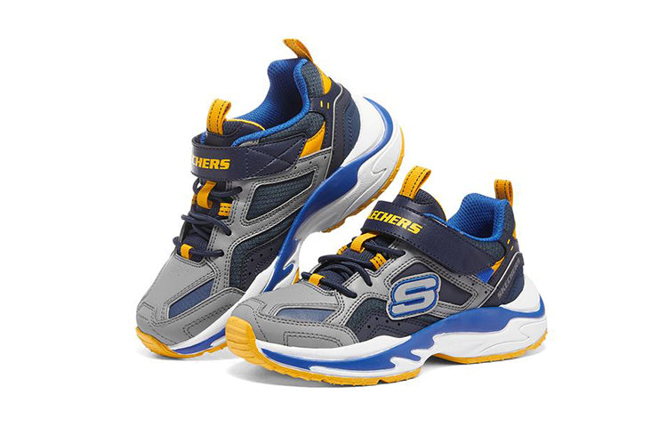 (GS) Skechers Durolux 'Blue Gray Yellow' 403817L-NVGY