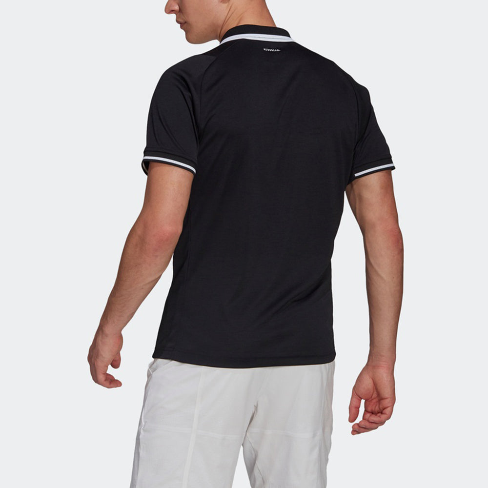 adidas Tennis Sports Short Sleeve Polo Shirt Black GL5340