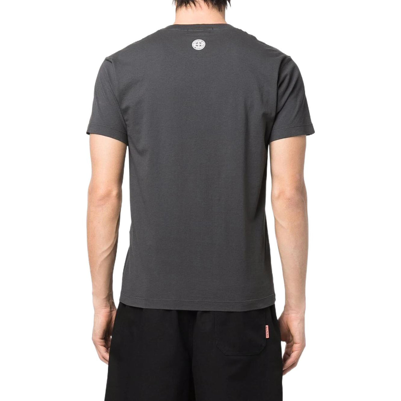 STONE ISLAND Tricromia Print T-shirt 'Charcoal' 76152NS92-V0065