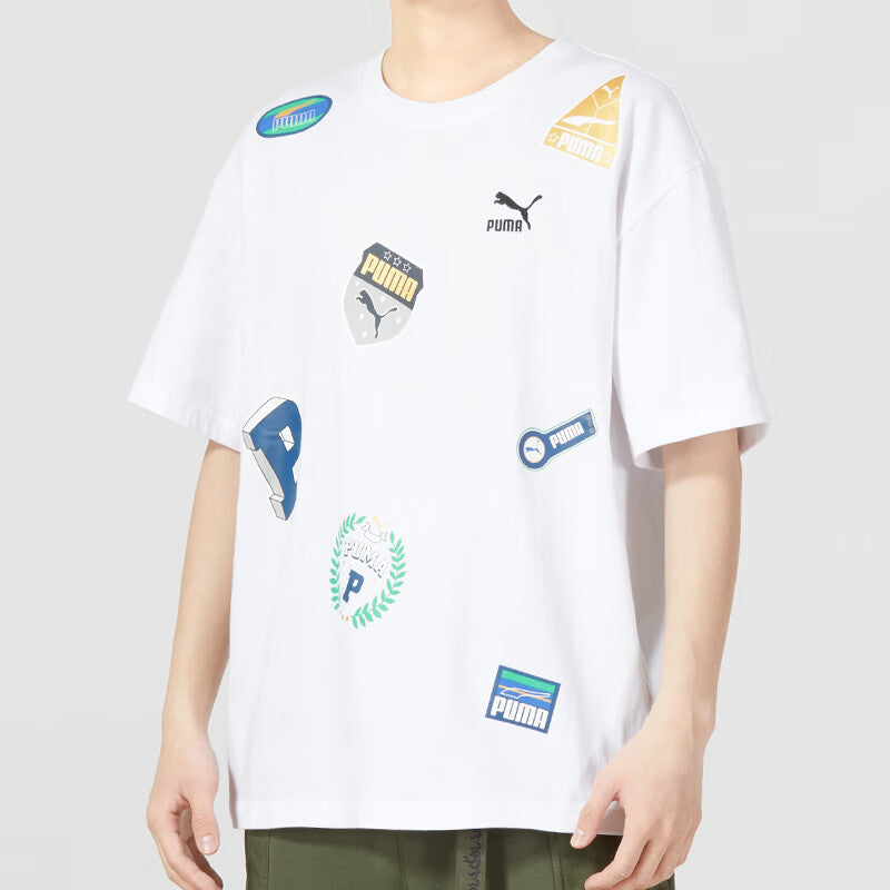 PUMA Printed T-Shirt 'White' 623248-02