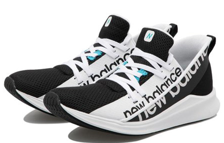 (WMNS) New Balance Powher Run Sneakers Black/White/Blue WPHERSN1
