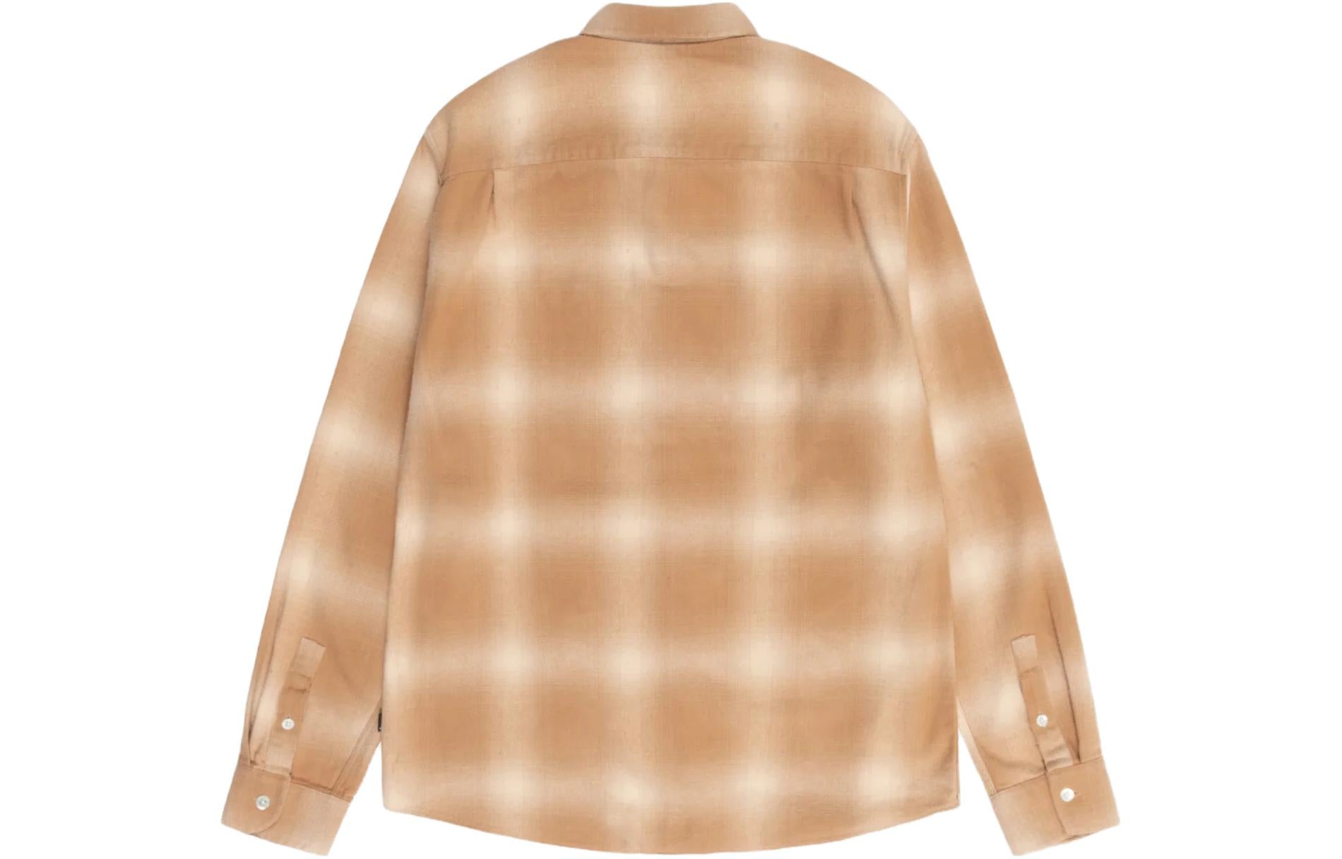 Stussy Bay Plaid Shirt 'Tan' 1110292-TAN