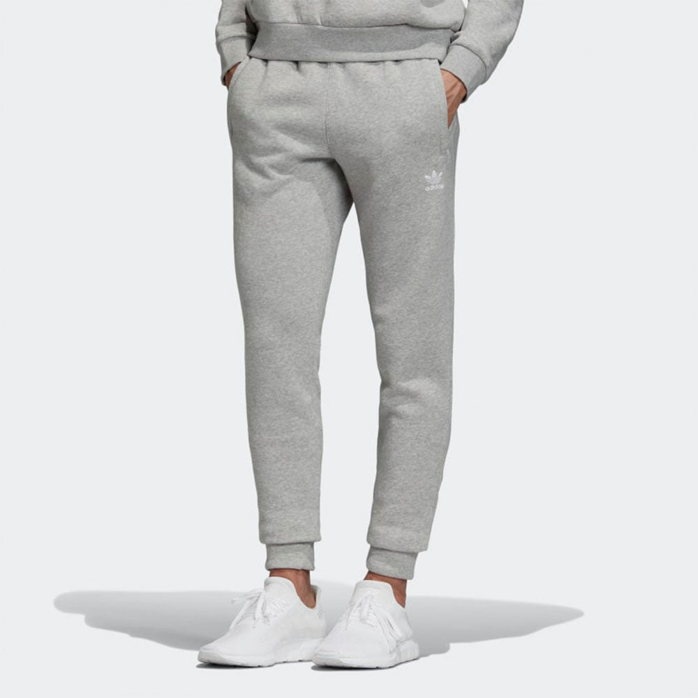 adidas originals Trefoil Pants Solid Color Training Bundle Feet Sports Pants Gray ED8786