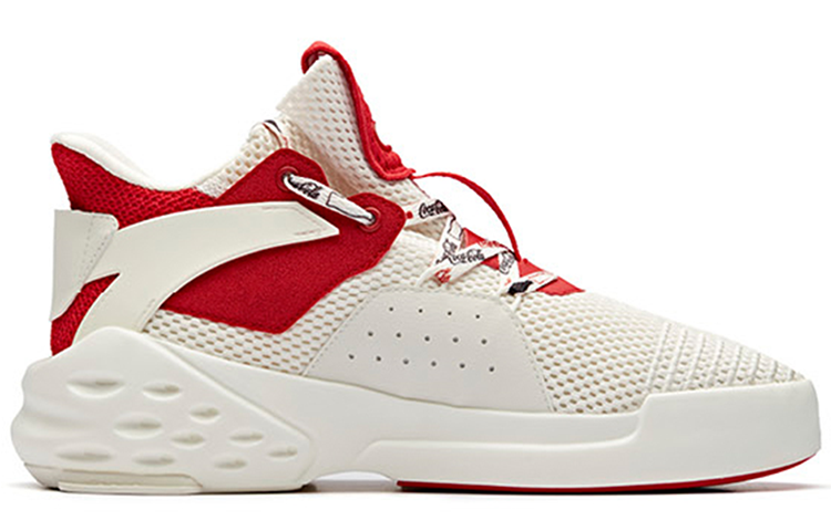 (WMNS) ANTA x Coca Cola Badao 'White Red' 12928088-9