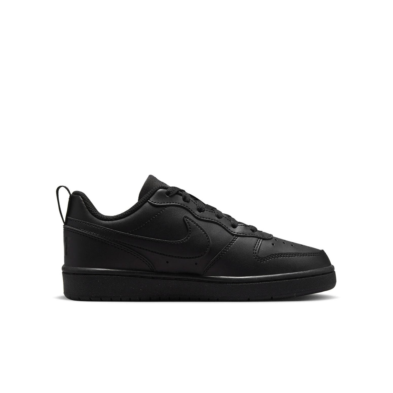 (GS) Nike Court Borough Low Recraft 'Triple Black' DV5456-002