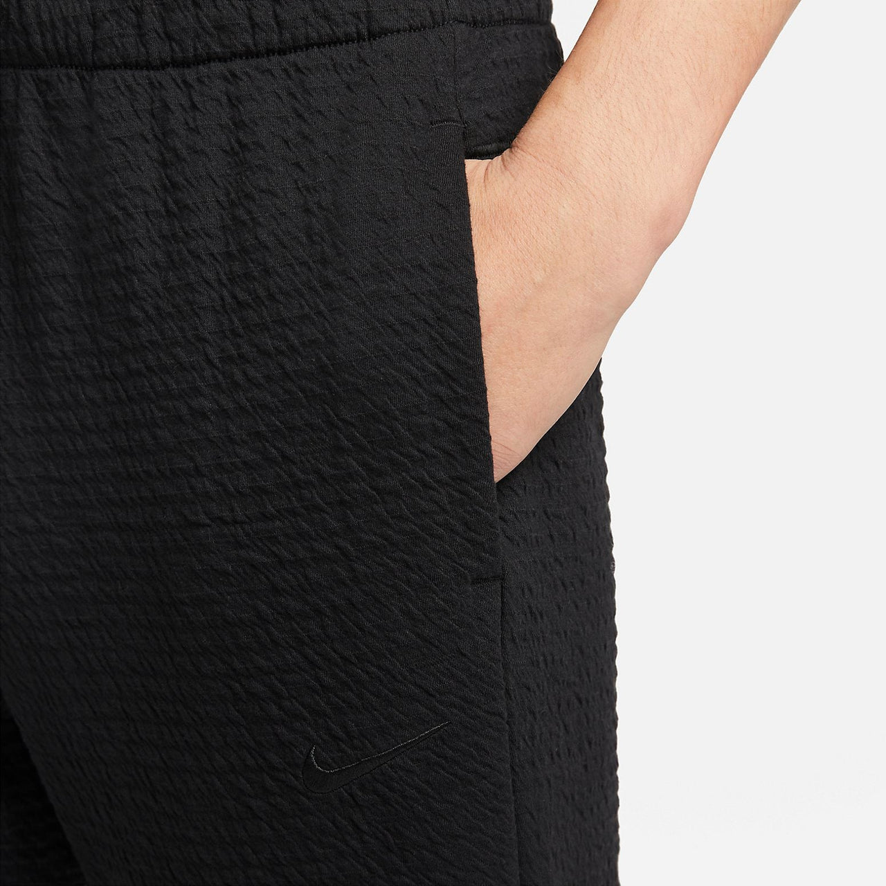 Nike Yoga Dry Fit Textured Pants 'Black' DV9886-010