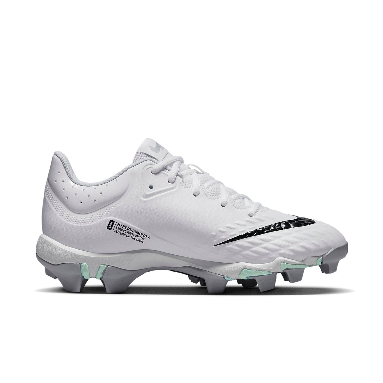 (WMNS) Nike Hyperdiamond 4 Keystone 'White Black' CZ5918-102