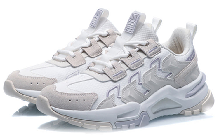 (WMNS) Li-Ning Sport Leisure 'White Grey' AGCQ384-1