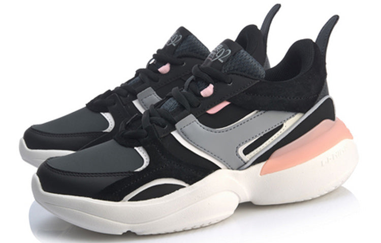 (WMNS) Li-Ning Medalist 92 'Black Grey White' AGLP086-5