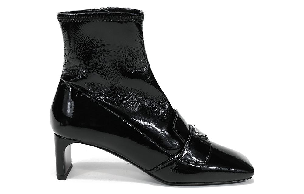 (WMNS) PRADA Technical Patent Leather Boots 'Black' 1T293M_3LBK_F0002_F_055