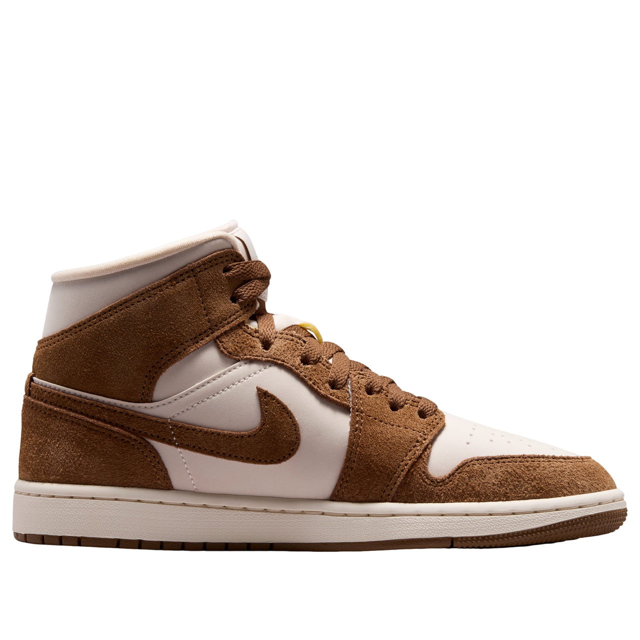 (WMNS) Air Jordan 1 Mid 'Light British Tan Choke' BQ6472-203