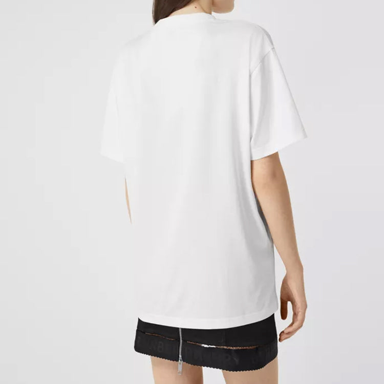 Burberry Alphabet Printing Short Sleeve White 80246291