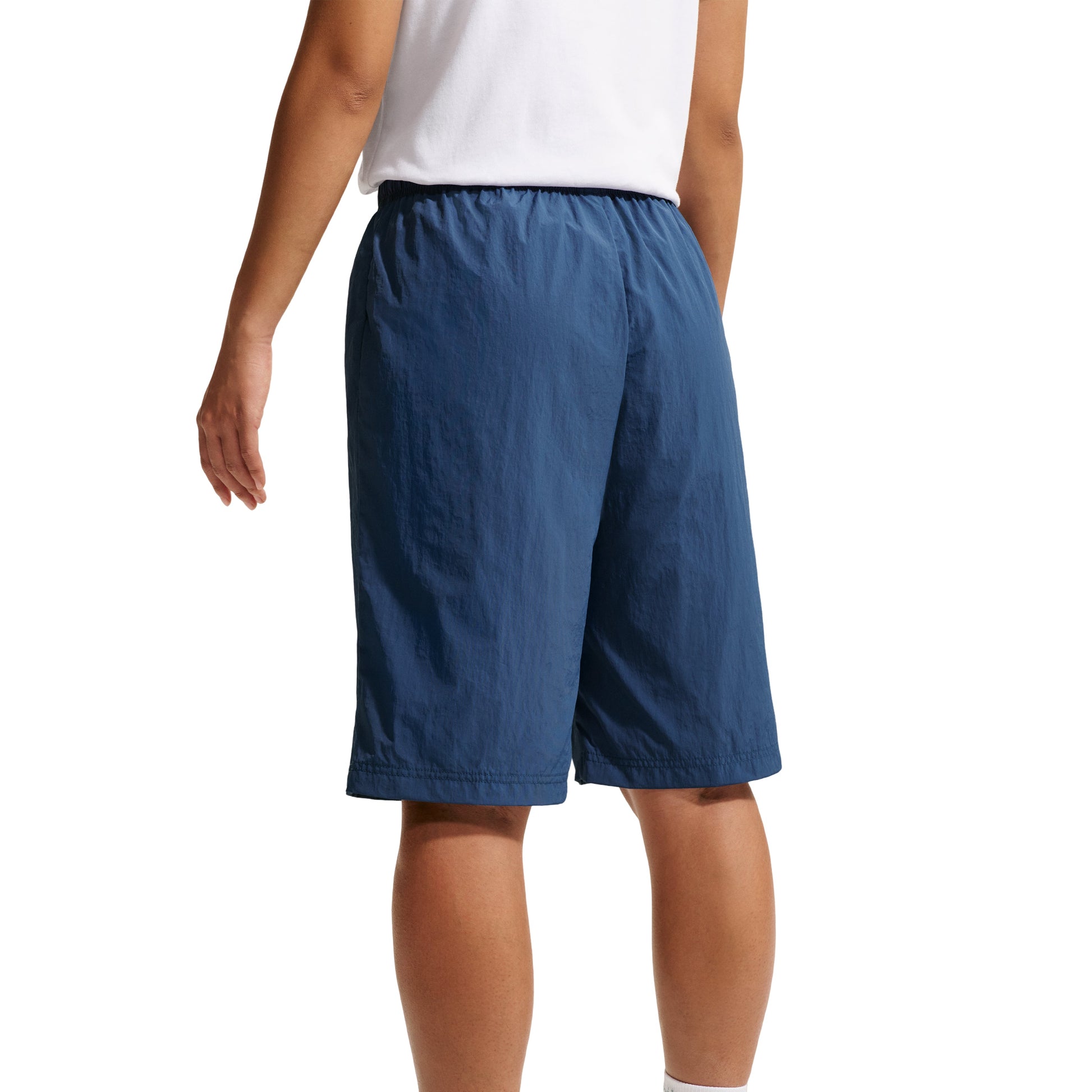 (WMNS) Nike Sportswear Mid-Rise Loose Knee-Length Shorts 'Mystic Navy Sail' IH8465-461