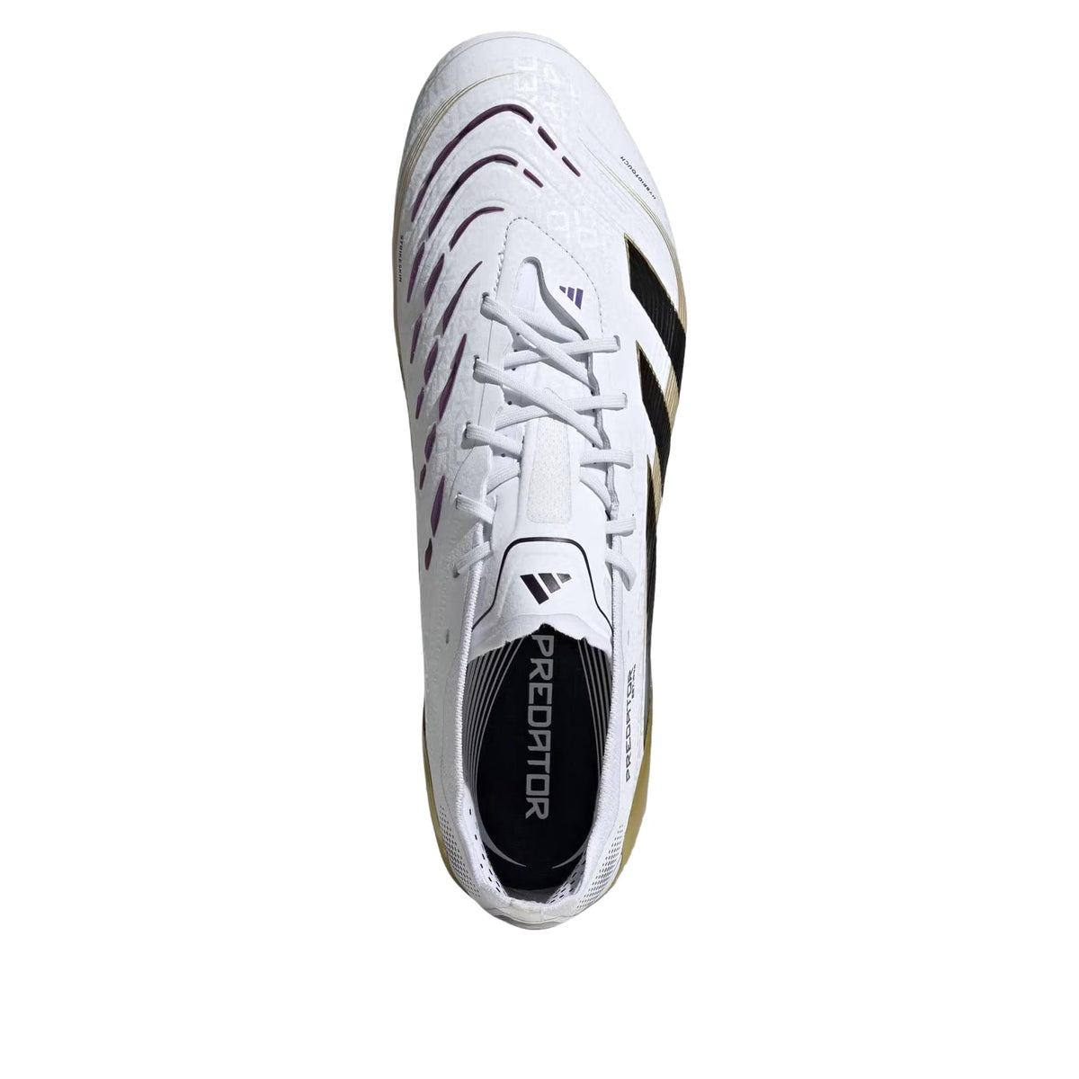 adidas Predator Elite HG/AG 'Cloud White Core Black Gold Metallic' JR4489