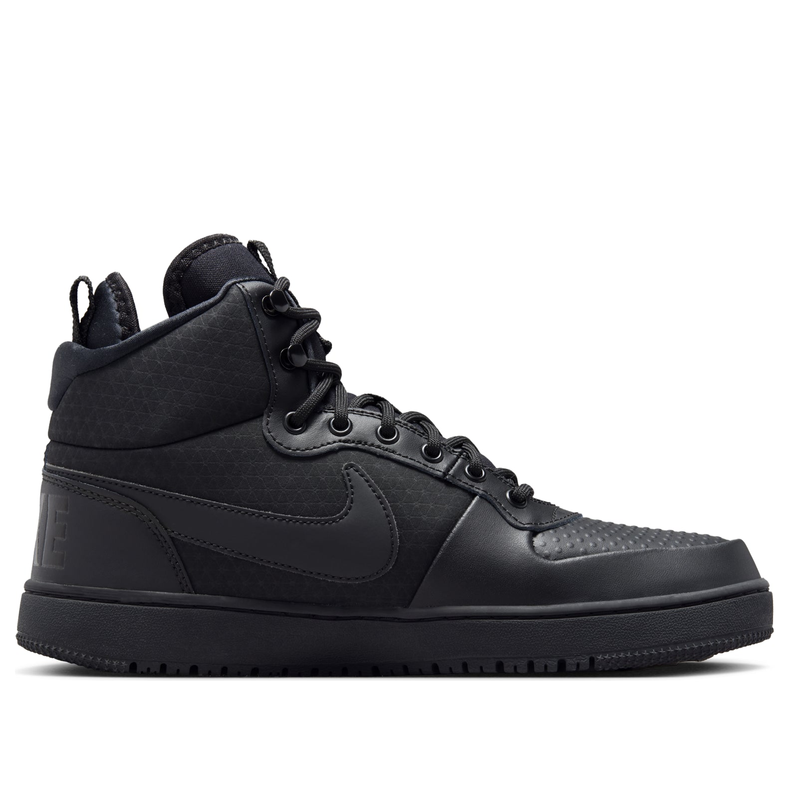Nike Court Borough Mid Winter 'Triple Black' AA0547-002