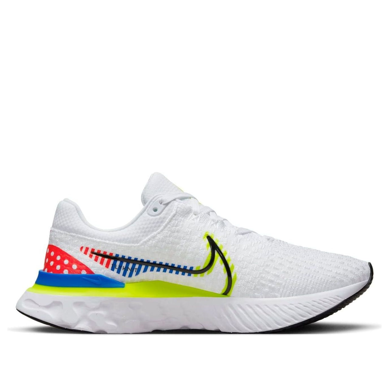 Nike React Infinity Run Flyknit 3 Premium 'White Racer Blue Volt' DX1629-100