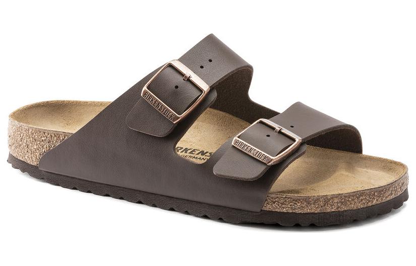 Birkenstock Arizona Birko Flor 'Dark Brown' 0051703