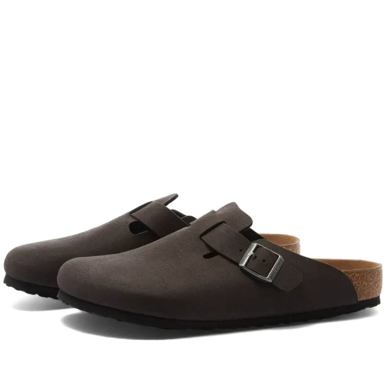 Birkenstock Boston Vegan Sandals 'Black Desert Dust' 1023518