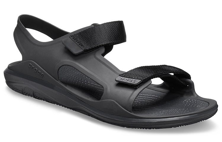 Crocs Swiftwater Light Cozy Sports Black Sandals 206526-060