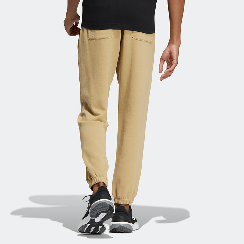 adidas Logo Monogram Pants 'Tan' IB2737